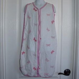 Aden + Anais Pink Muslin Swaddle Blanket Sz Medium